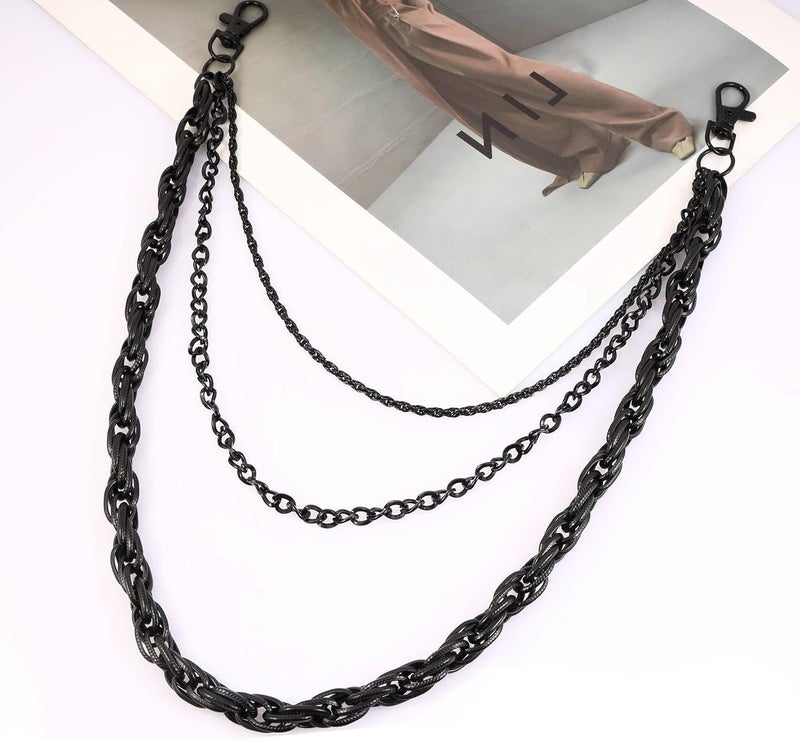 Milakoo Jeans Chains for Men Hip-hop Emo Biker Cool Chains Belt Unisex Punk Chains for Pants - Image 4